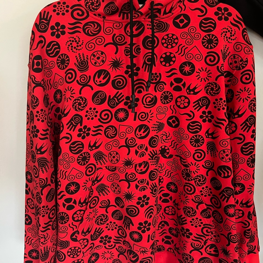 NEW MCQ HOODIE ALEXANDER MCQUEEN JUMPER Size S OVERSIZED …RARE PRINT.